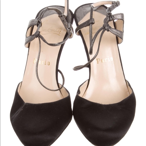 Christian Louboutin Round-Toe Slingbacks 38.5 - Picture 3 of 5